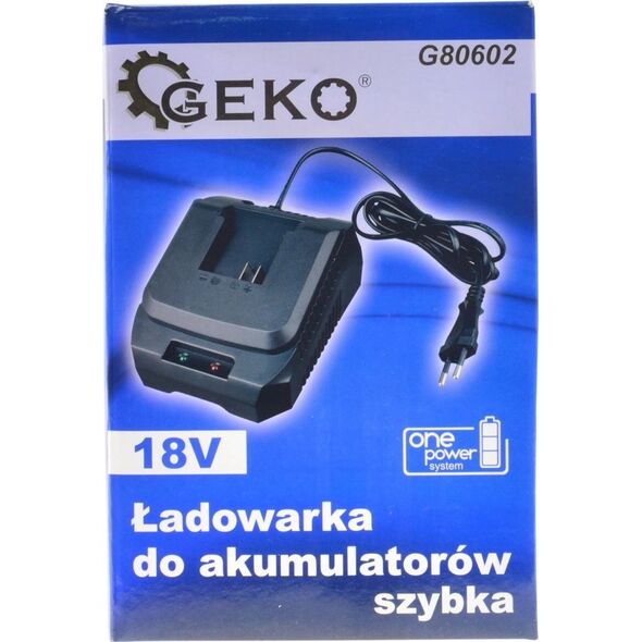 Ładowarka Geko Ładowarka do akumulatorów Li-ion 18V Szybka (20)