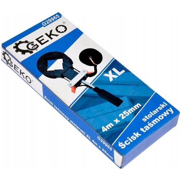 Geko Ścisk taśmowy stolarski 4m x 2.5cm XL (30)