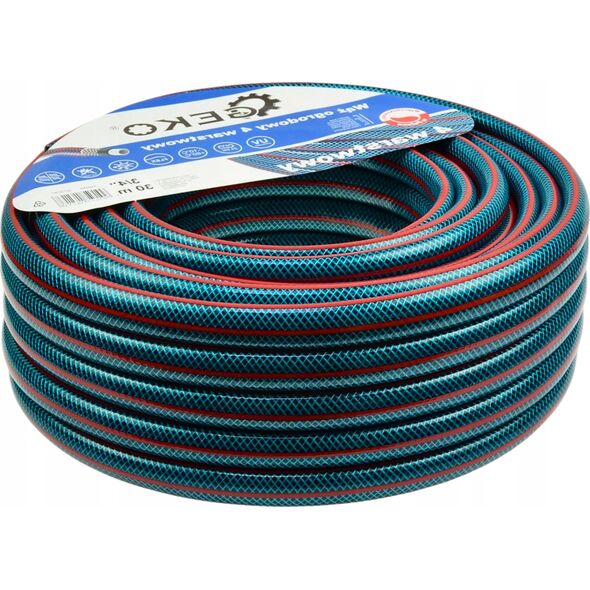 Geko Wąż ogrodowy 4 Warstwowy 3/4" 30m GEKO NEW (60)
