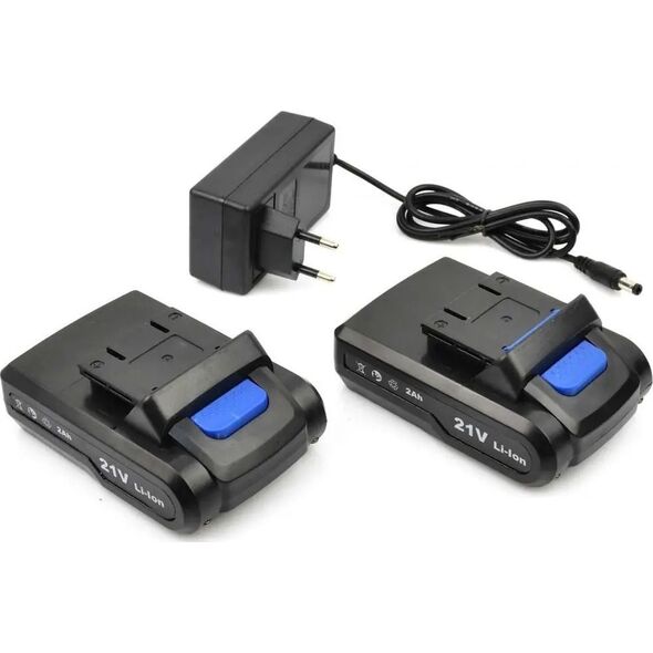 Wiertarko-wkrętarka Geko Wiertarko-wkrętarka 21V 2x akumulator 2ah (10)
