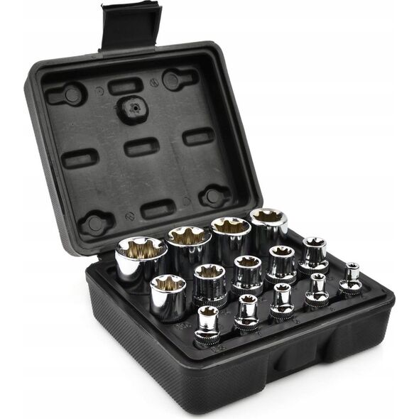 Geko Zestaw nasadek torx E4-E24 14szt. (20)