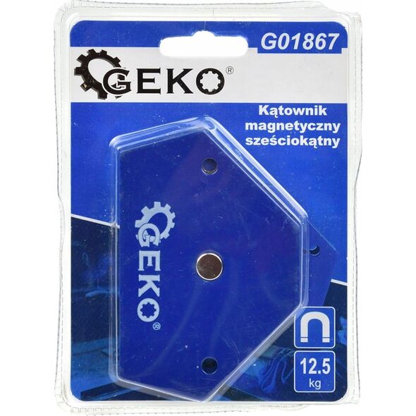 Geko Kątownik magnetyczny sześciokątny 12,5kg (48)