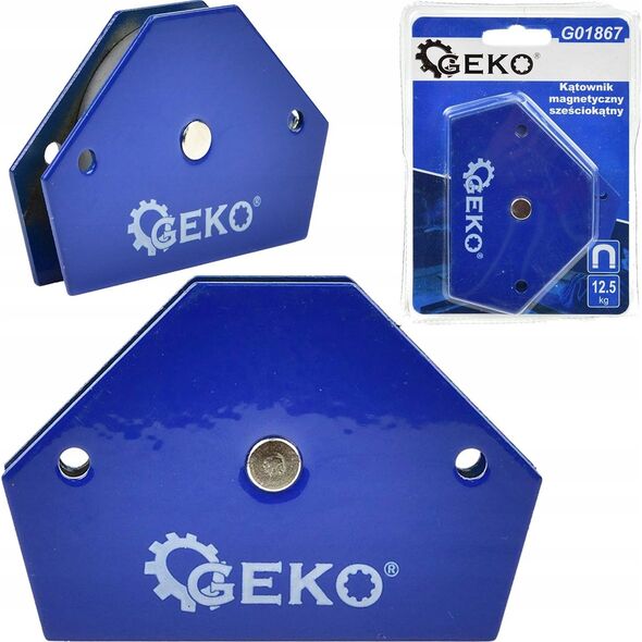 Geko Kątownik magnetyczny sześciokątny 12,5kg (48)