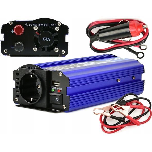 Przetwornica Geko Przetwornica napięcia SINUS 24V/230V 300/600W (16)