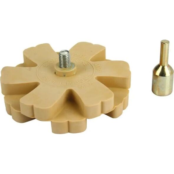 Geko Gumowy krążek do usuwania kleju + adapter (agresywny) (100)
