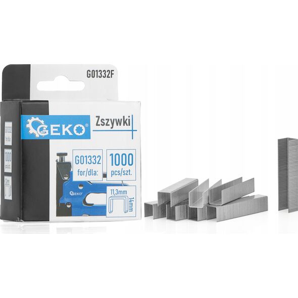 Geko Zszywki 1.2x11.3mm 14mm 1000szt. (200)