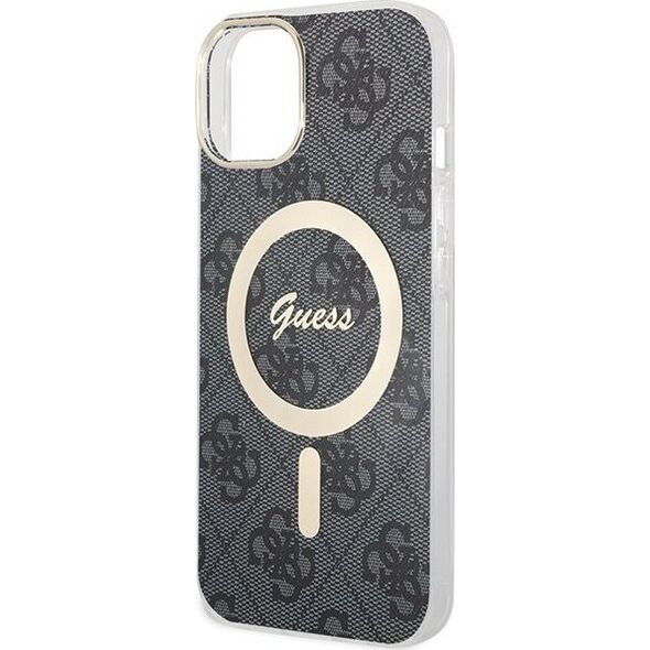 Guess Guess GUHMP15MH4STK iPhone 15 Plus / 14 Plus 6.7" czarny/black hardcase 4G MagSafe