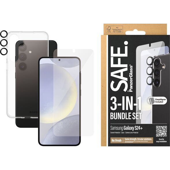 PanzerGlass PanzerGlass SAFE. Bundle Galaxy S24+ (Case+Glas+Kameraglas)