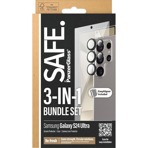 PanzerGlass PanzerGlass SAFE. Bundle Galaxy S24 Ultra (Case+Glas+Kameragl)