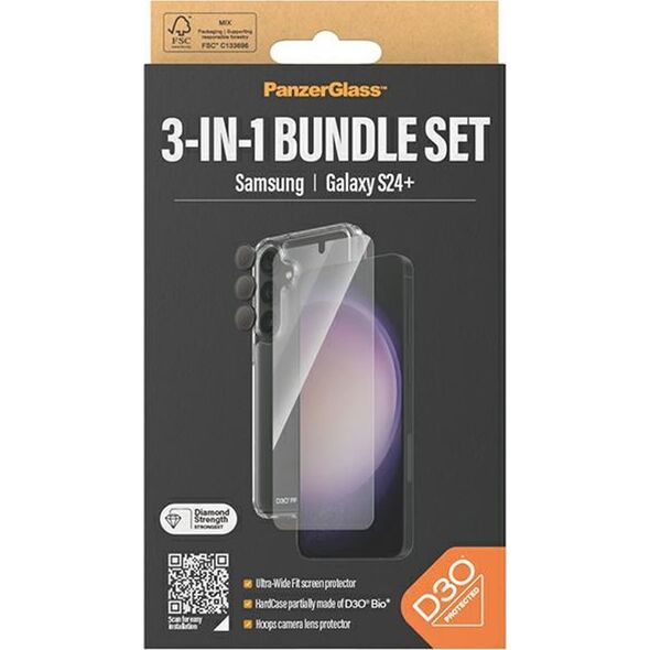 PanzerGlass PanzerGlass Bundle Galaxy S24+ (Case+Glas+Lens)