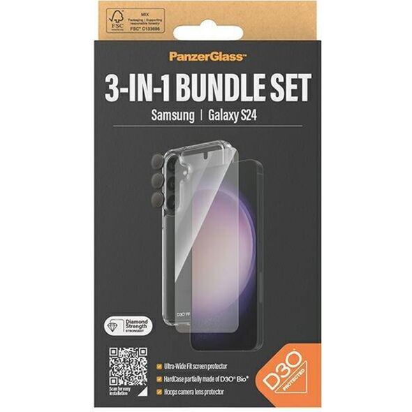 PanzerGlass PanzerGlass Bundle Galaxy S24 (Case+Glas+Lens)