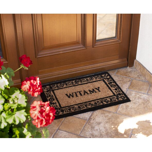 UN WYCIERACZKA KOKOS + PCV KERA 6 40 X 60 ' WITAMY '