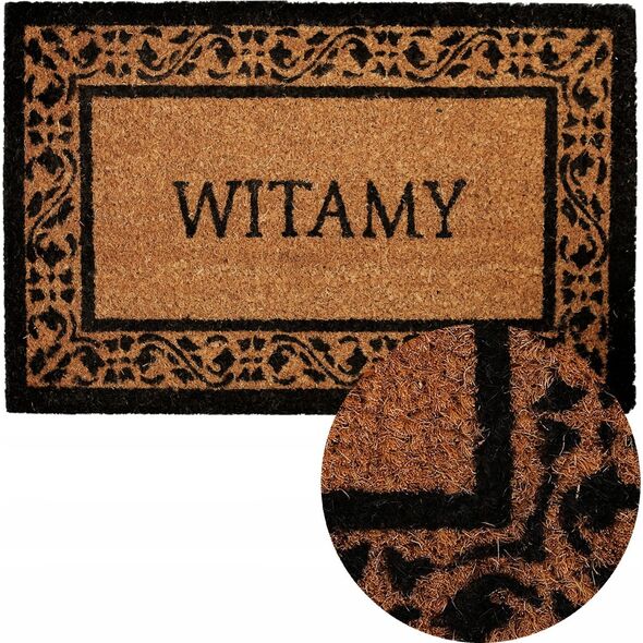 UN WYCIERACZKA KOKOS + PCV KERA 6 40 X 60 ' WITAMY '