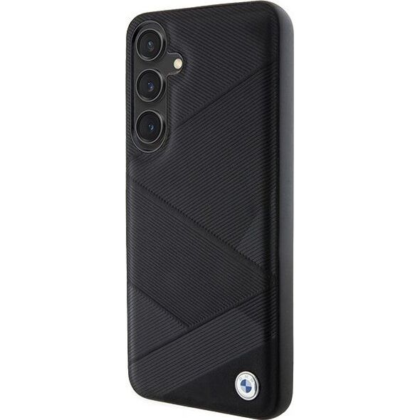 BMW BMW BMHCS24M23RCGPK S24+ S926 czarny/black hardcase Signature Leather Crossing Lines Pattern