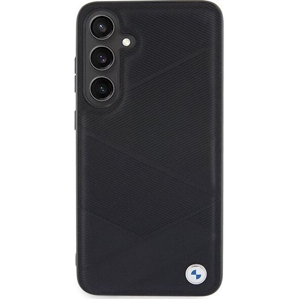 BMW BMW BMHCS24M23RCGPK S24+ S926 czarny/black hardcase Signature Leather Crossing Lines Pattern
