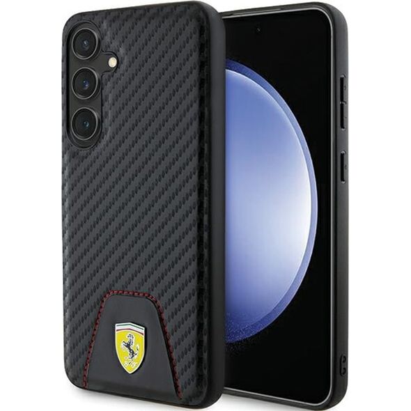 Ferrari Ferrari FEHCS24MN3PUK S24+ S926 czarny/black hardcase Carbon Stitched Bottom