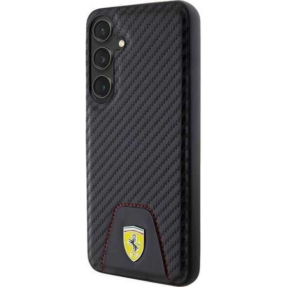 Ferrari Ferrari FEHCS24MN3PUK S24+ S926 czarny/black hardcase Carbon Stitched Bottom