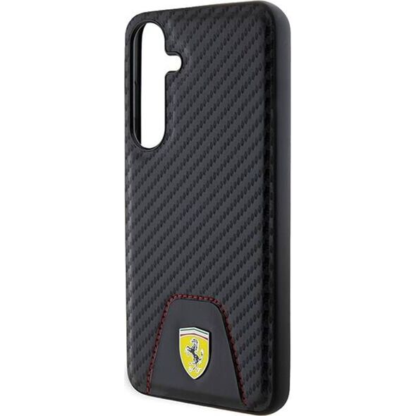 Ferrari Ferrari FEHCS24MN3PUK S24+ S926 czarny/black hardcase Carbon Stitched Bottom