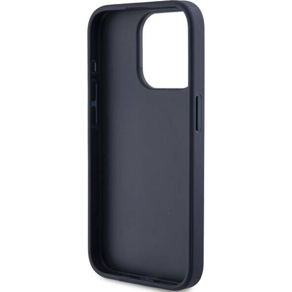 Guess Guess GUHCP15LPG4GPB iPhone 15 Pro 6.1" niebieski/blue hardcase 4G Triangle Metal Logo