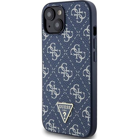 Guess Guess GUHCP15MPG4GPB iPhone 15 Plus / 14 Plus 6.7" niebieski/blue hardcase 4G Triangle Metal Logo