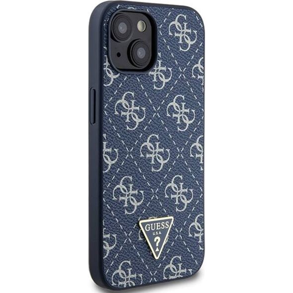 Guess Guess GUHCP15MPG4GPB iPhone 15 Plus / 14 Plus 6.7" niebieski/blue hardcase 4G Triangle Metal Logo