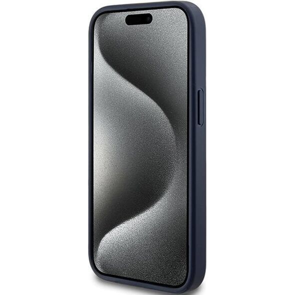Guess Guess GUHCP15MPG4GPB iPhone 15 Plus / 14 Plus 6.7" niebieski/blue hardcase 4G Triangle Metal Logo