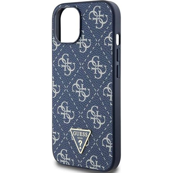 Guess Guess GUHCP15MPG4GPB iPhone 15 Plus / 14 Plus 6.7" niebieski/blue hardcase 4G Triangle Metal Logo