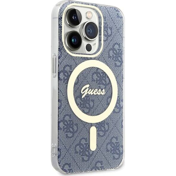 Guess Guess GUHMP15LH4STB iPhone 15 Pro 6.1" niebieski/blue hardcase IML 4G MagSafe
