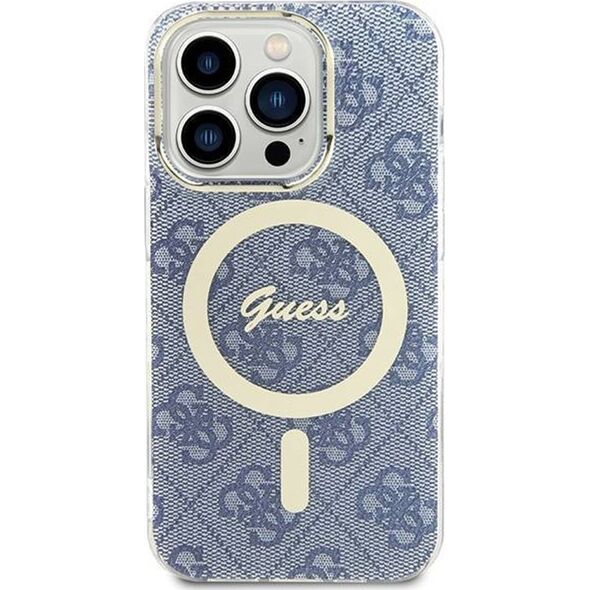 Guess Guess GUHMP15XH4STB iPhone 15 Pro Max 6.7" niebieski/blue hardcase IML 4G MagSafe