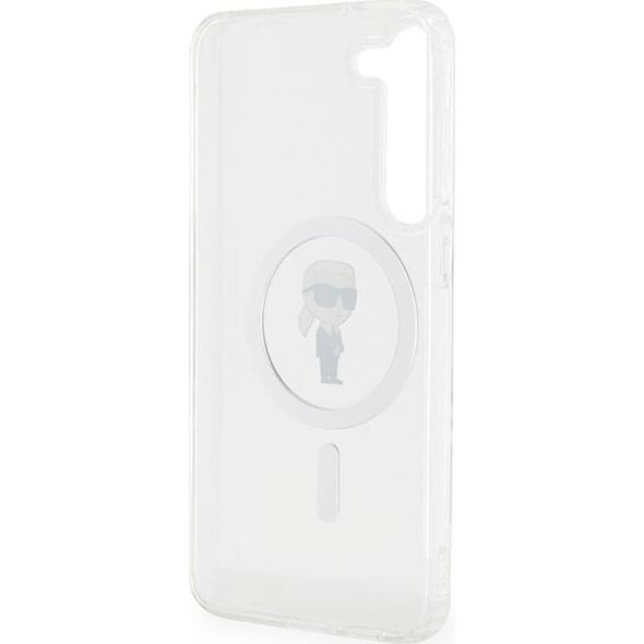 Karl Lagerfeld Etui Karl Lagerfeld KLHMS23MHFCKNOT Samsung Galaxy S23+ Plus hardcase IML Ikonik MagSafe transparent