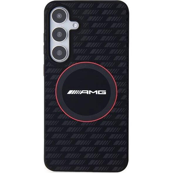 Mercedes Etui AMG AMHMS24S23SMRK Samsung Galaxy S24 hardcase Silicone Carbon Pattern MagSafe czarny/black
