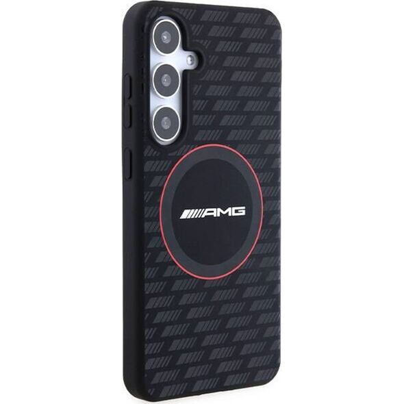 Mercedes Etui AMG AMHMS24S23SMRK Samsung Galaxy S24 hardcase Silicone Carbon Pattern MagSafe czarny/black