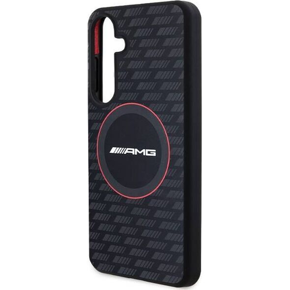 Mercedes Etui AMG AMHMS24S23SMRK Samsung Galaxy S24 hardcase Silicone Carbon Pattern MagSafe czarny/black