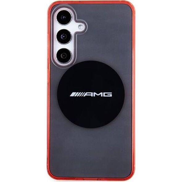 Mercedes Etui AMG AMHMS24S23HBCK Samsung Galaxy S24 hardcase Transparent Bicolor MagSafe czarny/black