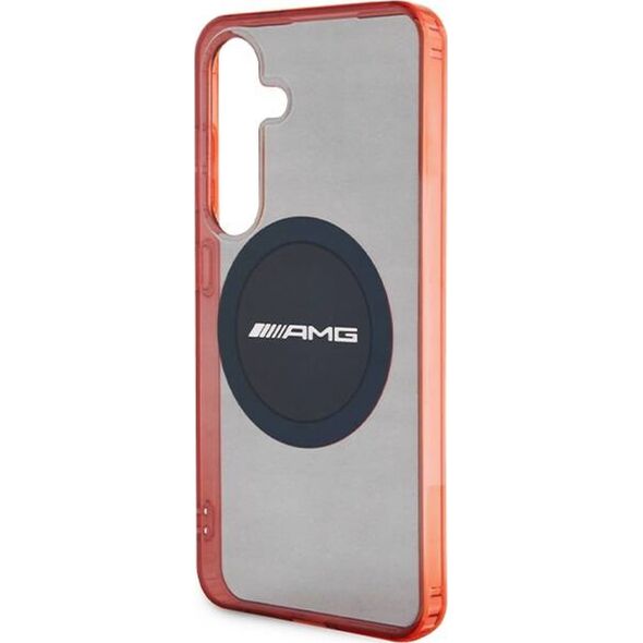 Mercedes Etui AMG AMHMS24S23HBCK Samsung Galaxy S24 hardcase Transparent Bicolor MagSafe czarny/black