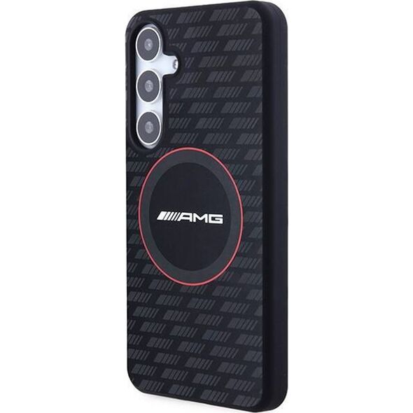 Mercedes Etui AMG AMHMS24M23SMRK Samsung Galaxy S24+ Plus hardcase Silicone Carbon Pattern MagSafe czarny/black
