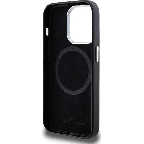 BMW Etui BMW BMHMP14X23PUFWK Apple iPhone 14 Pro Max Signature Wrapped Metal MagSafe czarny/black