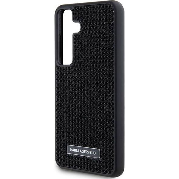 Karl Lagerfeld Etui Karl Lagerfeld KLHCS24MHDSPRK Samsung Galaxy S24+ Plus hardcase Rhinestone Metal Logo czarny/black