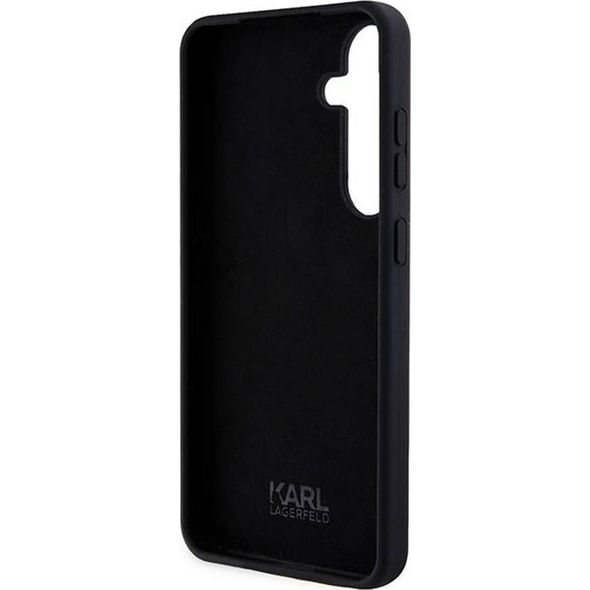 Karl Lagerfeld Etui Karl Lagerfeld KLHCS24MSNIKBCK Samsung Galaxy S24+ Plus hardcase Silicone Ikonik czarny/black