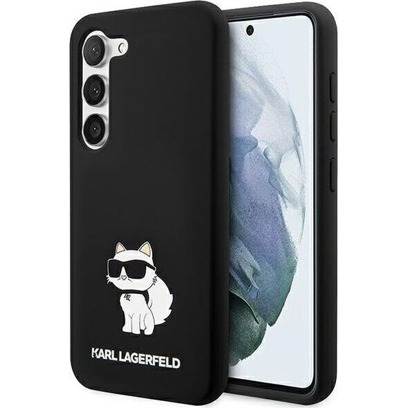 Karl Lagerfeld Karl Lagerfeld KLHCS24SSNCHBCK S24 S921 hardcase czarny/black Silicone Choupette NoSize