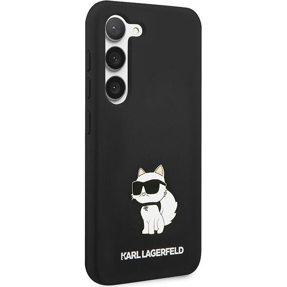 Karl Lagerfeld Karl Lagerfeld KLHCS24SSNCHBCK S24 S921 hardcase czarny/black Silicone Choupette NoSize
