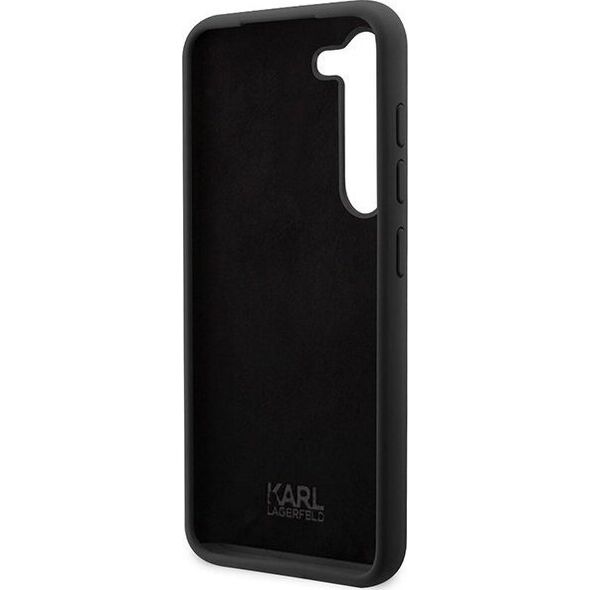 Karl Lagerfeld Karl Lagerfeld KLHCS24SSNCHBCK S24 S921 hardcase czarny/black Silicone Choupette NoSize
