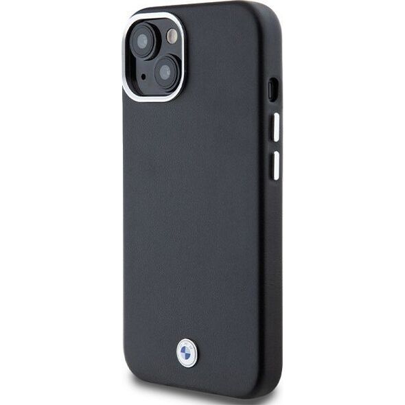 BMW Etui BMW BMHMP15S23PUFWK Apple iPhone 15 / 14 / 13 Signature Wrapped Metal MagSafe czarny/black