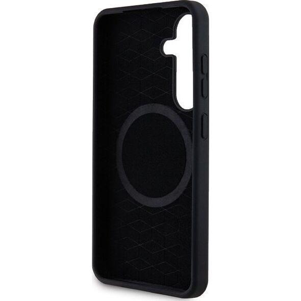 BMW Etui BMW BMHMS24S23SROK Samsung Galaxy S24 hardcase M Silicone Printed Ring MagSafe czarny/black
