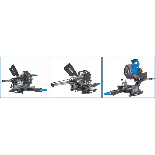 Ukośnica Geko Piła ukośnica z posuwem 2000W 255mm (1)
