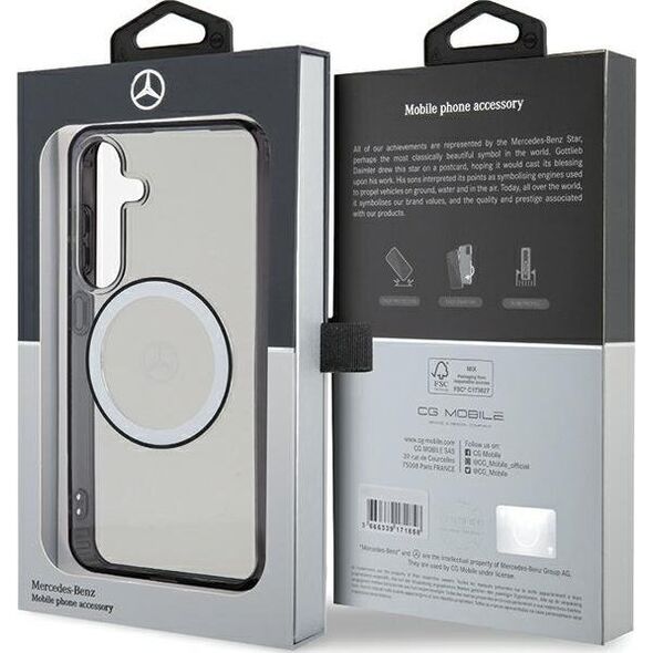 Mercedes Mercedes MEHMS24S23HUOKC S24 S921 transparent hardcase Printed logo MagSafe