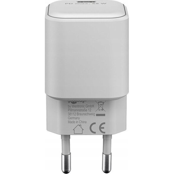 Ładowarka Goobay Goobay 65370 USB-C USB-C TM Dual Fast Charger (36 W), White | Goobay | 5370 USB-C USB-C TM Dual Fast Charger (36 W)