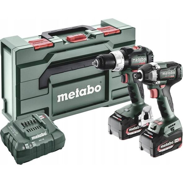 Zestaw elektronarzędzi Metabo ZESTAW COMBO 18V SB 18 LT BL + SSD 18 LT 200 BL 2*5.2AH
