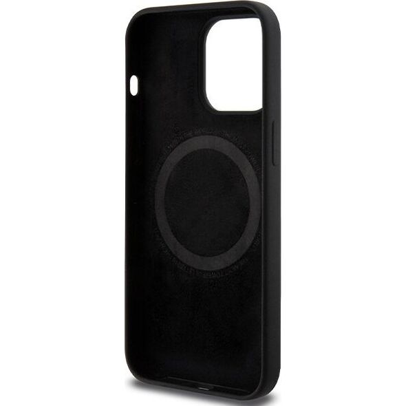 BMW BMW BMHMP15X22SMPK iPhone 15 Pro Max 6.7" czarny/black hardcase M Silicone Pattern MagSafe NoSize