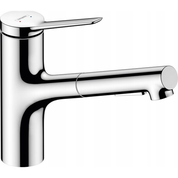 Bateria kuchenna Hansgrohe Hansgrohe Zesis M33 Single lever Kitch.Mix.150 2jet pull-o spray
